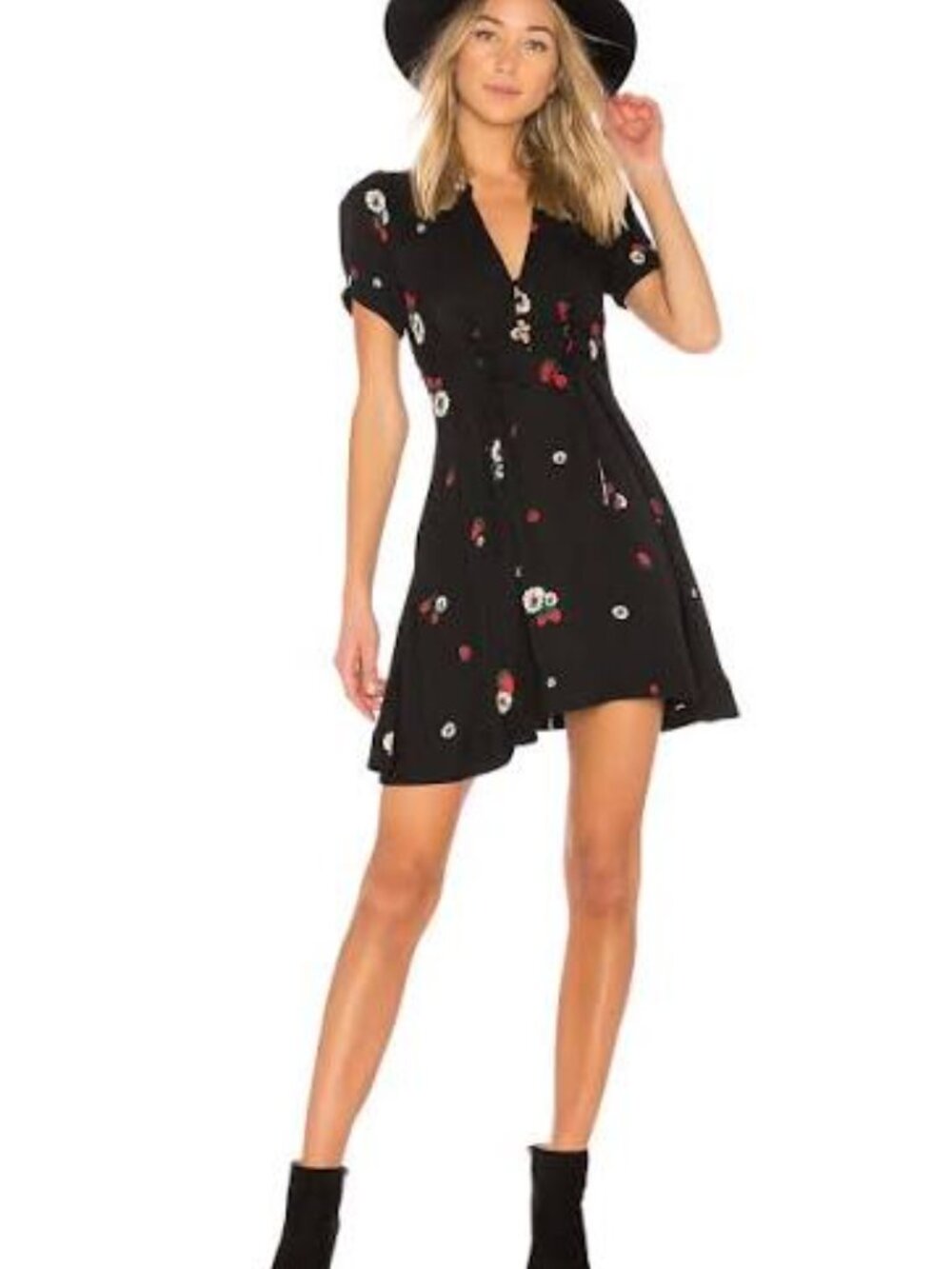 Free people Dream Girl Strawberry dress size 12 - Picture 4 of 4